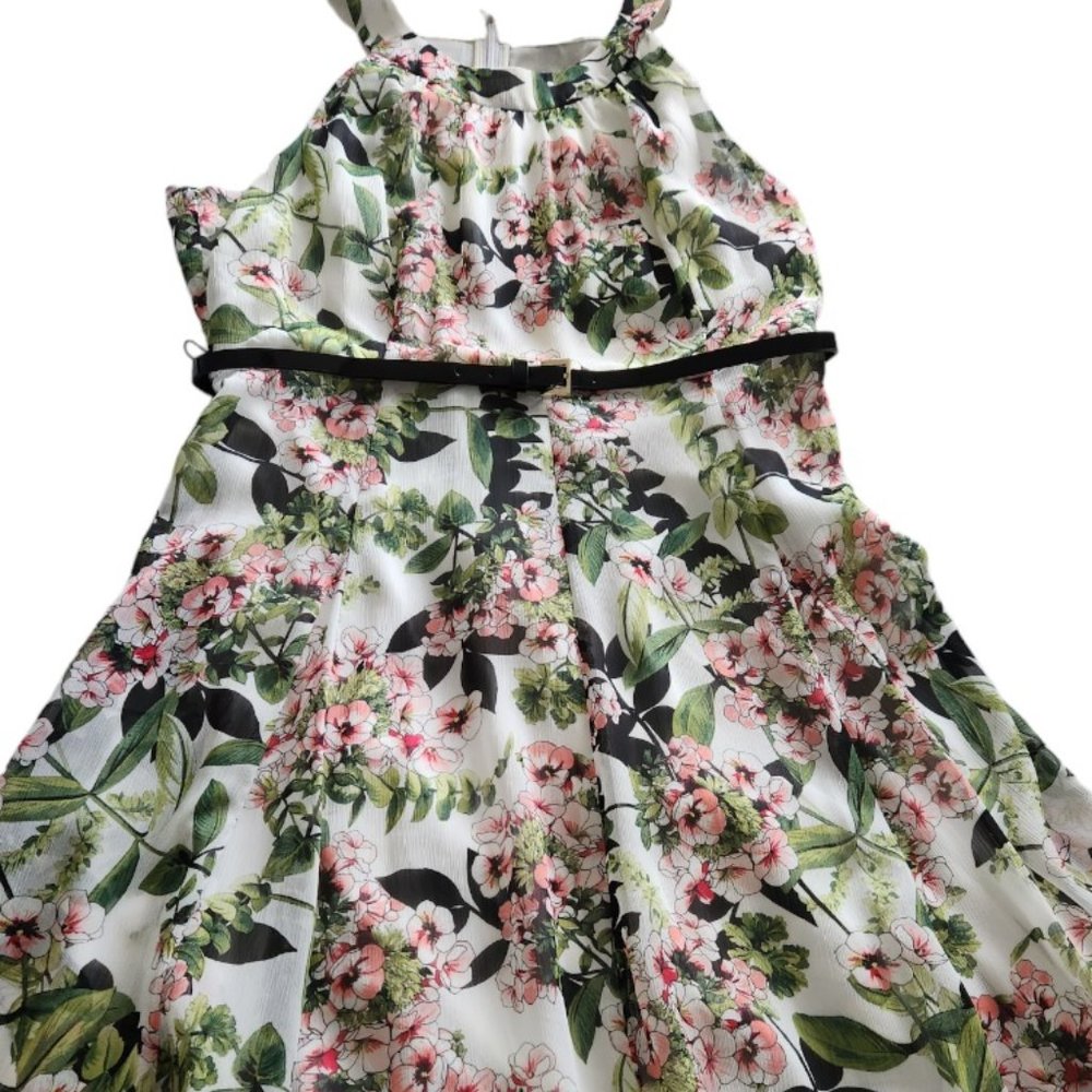 🔥🔥Tommy Hilfiger Floral Chiffon Dress, Size 16🔥🔥